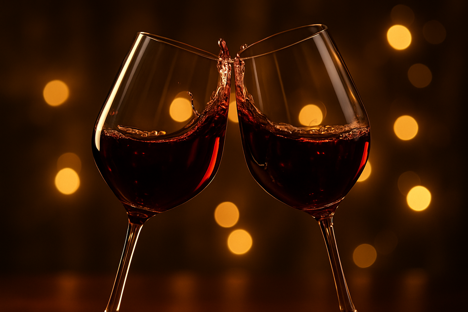 two mine glass cheers